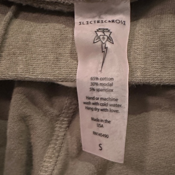 Electric & Rose Olive and Pink Tie-Dye Joggers - Picture 5 of 5